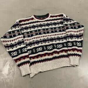 vintage y2k lake harmony striped sweater